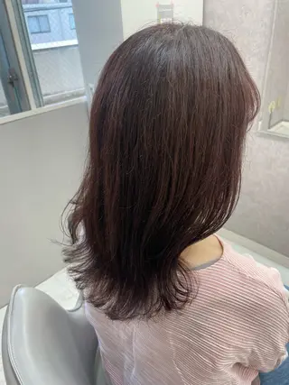 セミロング カラー door/南越谷 miiyuのヘアスタイル