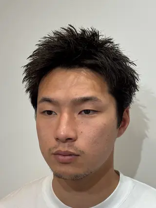 ショート メンズ 【店長】メンズ職人 短髪　ハイトーン🔥のヘアスタイル