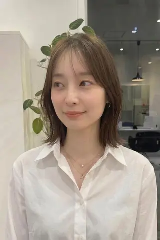 ミディアム tre. 甲子園口店のヘアスタイル