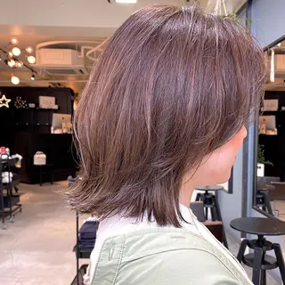 ミディアム カラー ヘアアレンジ 【ダメージレス施術】 【透明感】北村 拓也のヘアスタイル