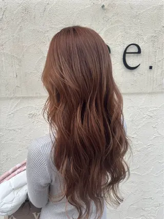 ロング カラー 似合わせ/ブリーチ カラー.岡田友仁のヘアスタイル