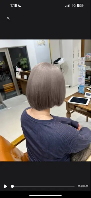 ショート 🫧ボブ/艶髪カラー 伊原修子のヘアスタイル
