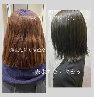 カラー 佐藤 沙也輝のヘアスタイル