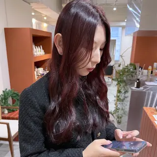 ロング カラー 似合わせカラー×髪質 改善伏見/RIONAのヘアスタイル