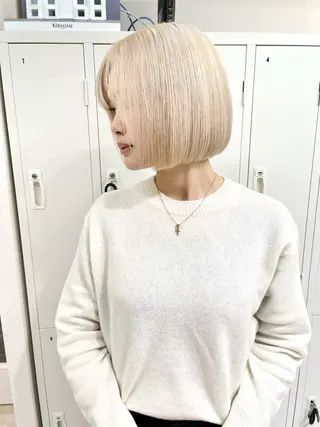 ショート カラー 田中大星 /ボブ 縮毛矯正のヘアスタイル