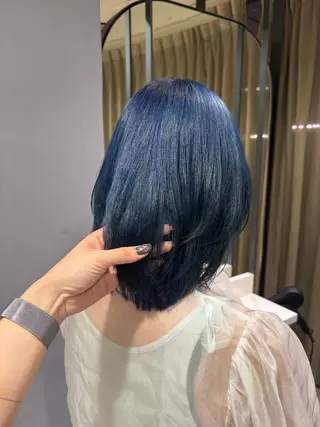 セミロング 宇野愛華∕ パーマスタイルのヘアスタイル