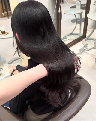 カラー 艶カラー/アレンジ/ ハイトーン/あみのヘアスタイル