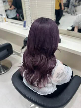 ロング カラー モテ髪ハイトーン🫧 serina🎀池袋のヘアスタイル