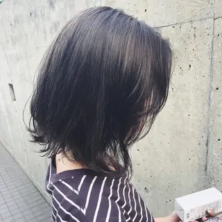 ミディアム 韓国ヘア🇰🇷 有田裕也のヘアスタイル
