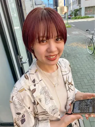 ショート カラー 栄・伏見 JOULE'Sのヘアスタイル