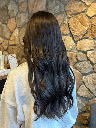 ロング カラー メンズパーマ✨️村越 雄斗のヘアスタイル