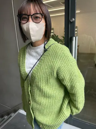 ショート 💓パーマ，💗 レイヤーカットのヘアスタイル