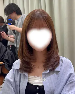 ミディアム ハイトーン| ブリーチ|めぐ🫧のヘアスタイル