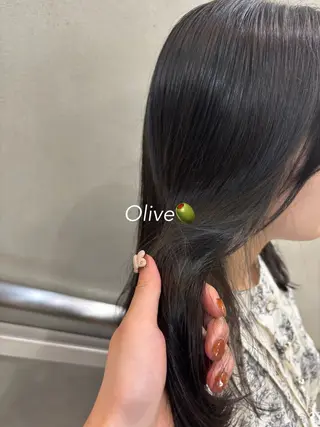 セミロング カラー コトノ /透明感カラー🧡のヘアスタイル