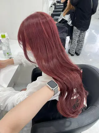 ロング カラー 大人っぽ韓国🤍ブリ ーチ/mitsukiのヘアスタイル