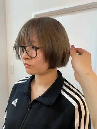 ショート カラー ichika/福岡 /透明感カラー🤎のヘアスタイル