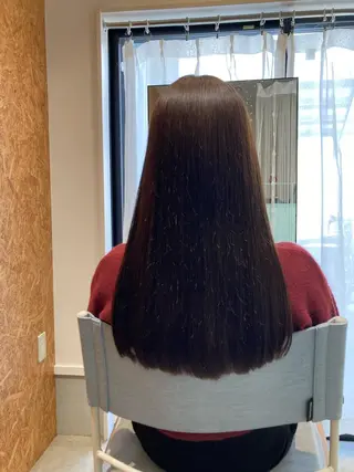ロング 折本 沙織のヘアスタイル