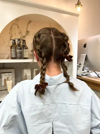 ヘアアレンジ いざわりお /梅田/ブリーチのヘアスタイル