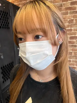 ミディアム カラー パーマ ヘアアレンジ メンズ 久木原 ゆりのヘアスタイル