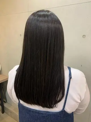ミディアム おせ ちさとのヘアスタイル