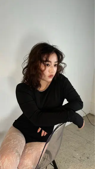 ミディアム 石川珠唯 neroのヘアスタイル