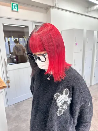 ミディアム ウルフ・ボブ モデル✵HARUTOのヘアスタイル