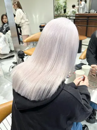 ロング カラー 小顔ボブ jilblanカホのヘアスタイル