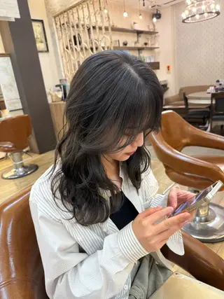 ロング カラー 能隅あいかFLEAR 口コミ⭐️5.0⭐️のヘアスタイル