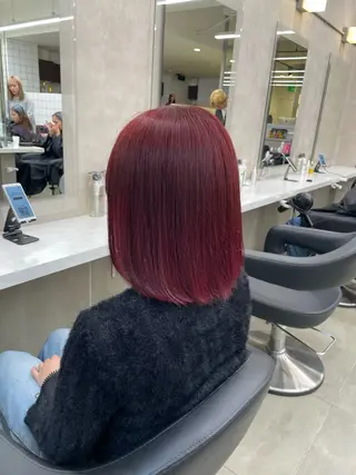 ミディアム カラー ヘアアレンジ 💗横浜美容室 💗HARUNAのヘアスタイル
