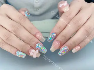 ネイル 神田 ココナッツのネイルデザイン