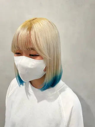 ショート カラー 透明感カラー✨艶髪 制作🌱山根あゆみのヘアスタイル