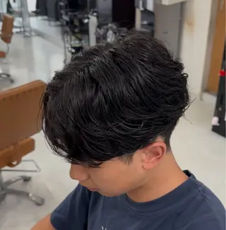 ショート パーマ 🔥フェザーパーマ 特化🔥勇斗のヘアスタイル