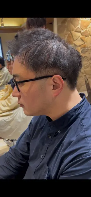 ショート メンズ 新宿/ハイトーン カラー/AKI🍎のヘアスタイル