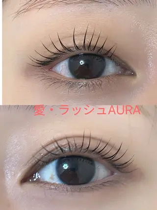 マツエク・マツパ ゆり愛❤️ラツシユ AURAのマツエク・マツパデザイン