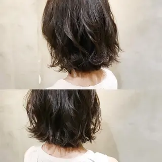 ミディアム カラー ヘアアレンジ 小林 佳祐のヘアスタイル