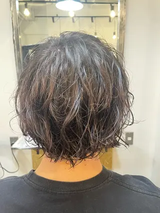 ミディアム メンズ 新宿/ハイトーン カラー/AKI🍎のヘアスタイル