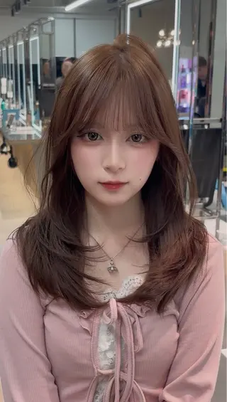 ミディアム カラー 【博多髪質改善】 吉村　清志のヘアスタイル