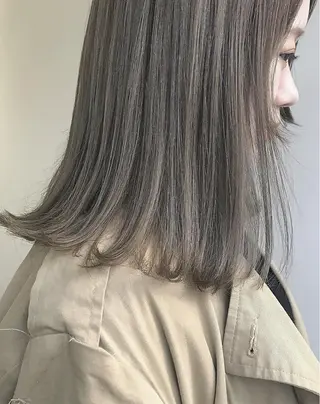 ミディアム カラー 無料カットモデル募集 🌱ひょうがのヘアスタイル