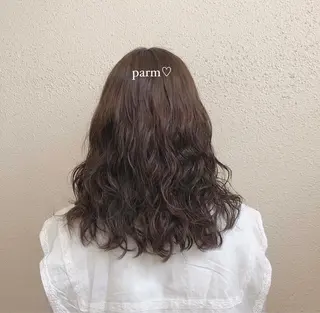 ロング パーマ 光本 杏のヘアスタイル