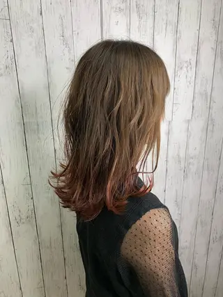 ミディアム 【清瀬】パサツキ 広がり改善川合剛史のヘアスタイル