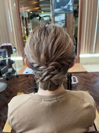 ミディアム ヘアアレンジ 似合わせスタイル 🌹mao🌹のヘアスタイル