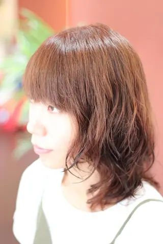 セミロング 門脇 健悟のヘアスタイル