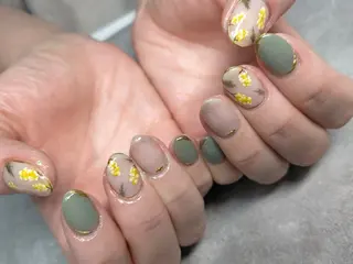 ネイル yu-a  スカルプ ネイルのネイルデザイン