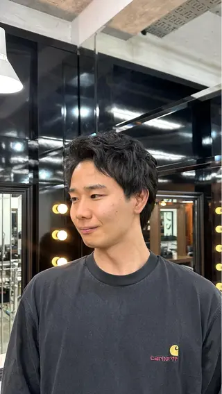 メンズ 透明感カラー/外苑前 /MIRAI🇰🇷のヘアスタイル