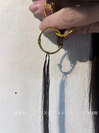 ロング カラー ‼️最新ハネエクステ 原宿のヘアスタイル