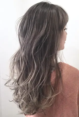 ロング カラー パーマ ヘアアレンジ メンズ マツエク・マツパ 境 健助のヘアスタイル
