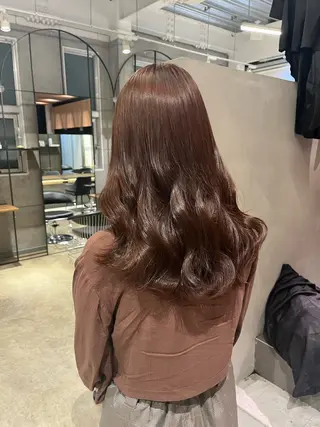 ロング カラー 森山 葵のヘアスタイル