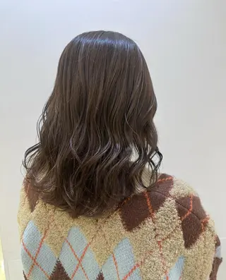 セミロング インナーカラー 💎しまだゆうかのヘアスタイル