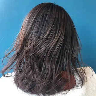 セミロング 松井 博徳のヘアスタイル