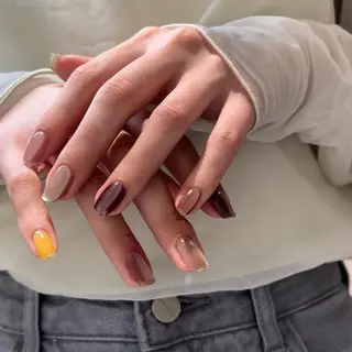 ネイル soa.Aika 自爪育成のネイルデザイン